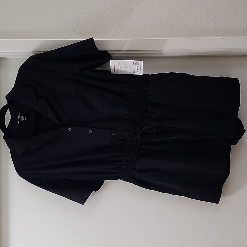 Athleta Avenue Romper In Black NWT - Picture 3 of 7